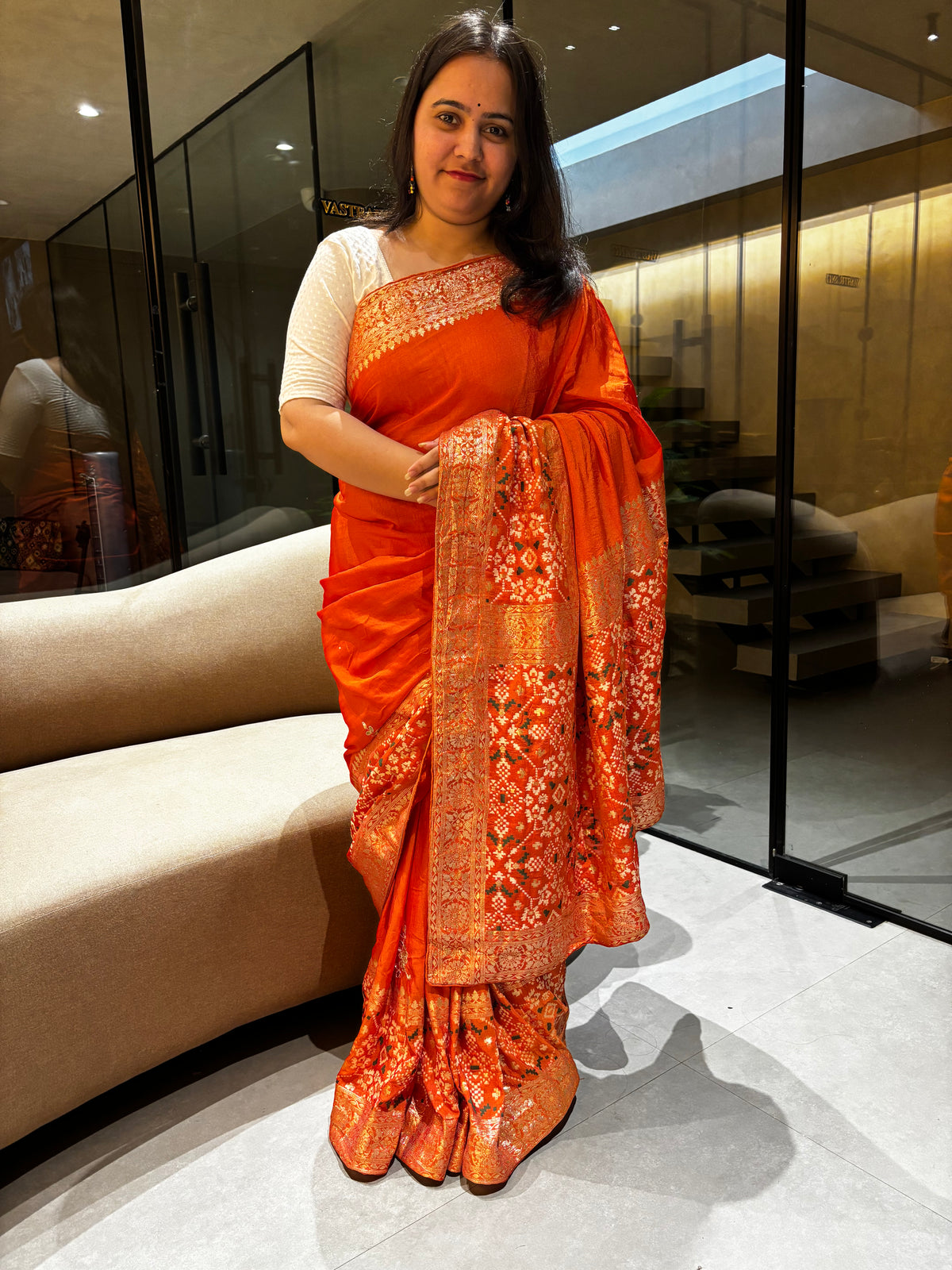 Prettiest Function Wear Pure Soft Dola Silk Zari Weaving Border HandWork Fancy Saree With Blouse Piece