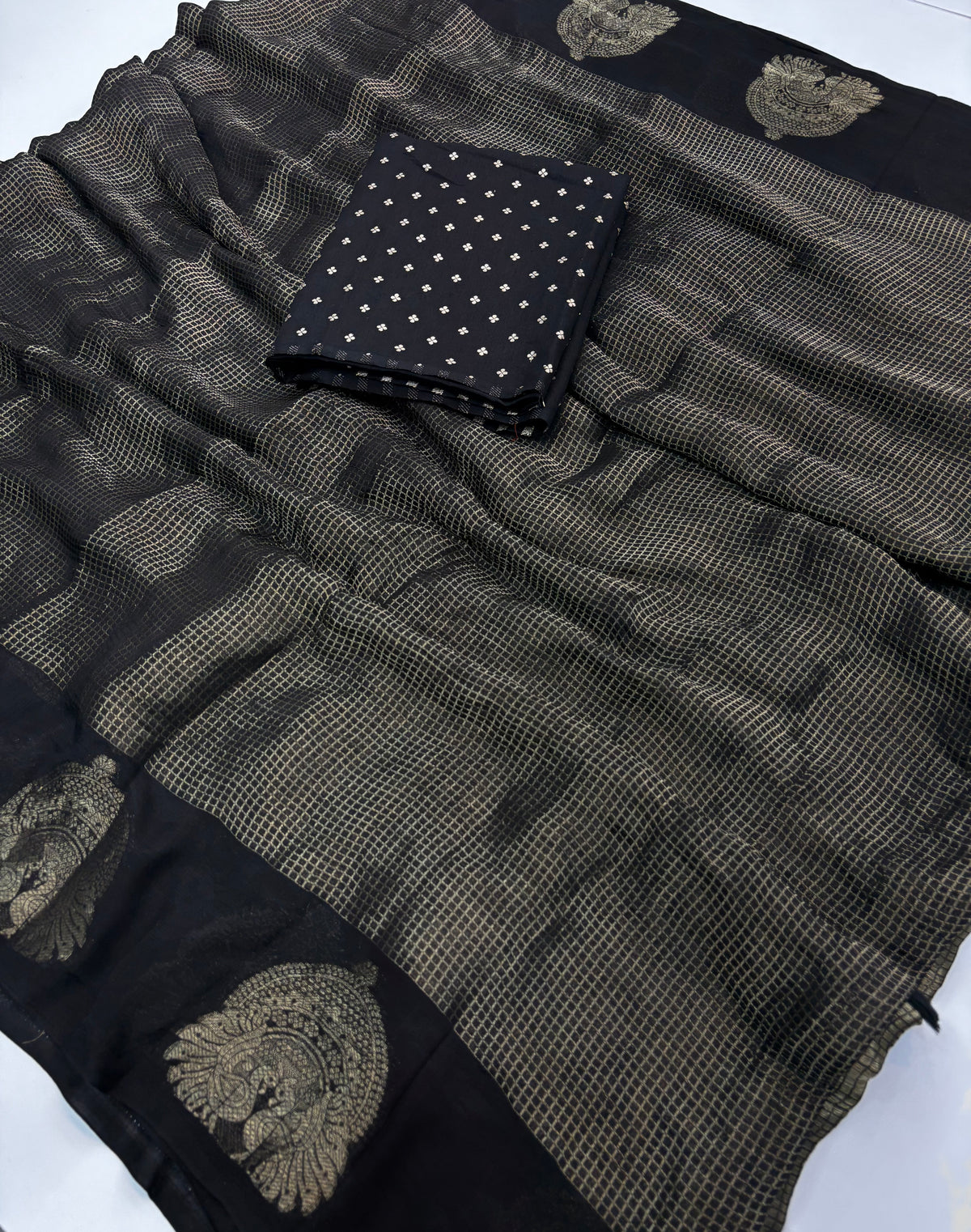 Scrupulous Festive Wear Silk Heavy Zari Weaving Work Fancy Designer Saree With Blouse Piece