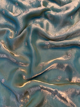 Load image into Gallery viewer, Admirable Party Wear Space Silk Fabric Sequence Emboridery Work Fancy Designer Saree With Blouse
