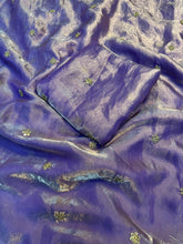 Load image into Gallery viewer, Admirable Party Wear Space Silk Fabric Sequence Emboridery Work Fancy Designer Saree With Blouse
