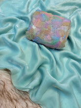 Load image into Gallery viewer, Glamorous Party Wear Pure Soft Organza Tissue Silk Sequence Thread Work Blouse Fancy Designer Saree
