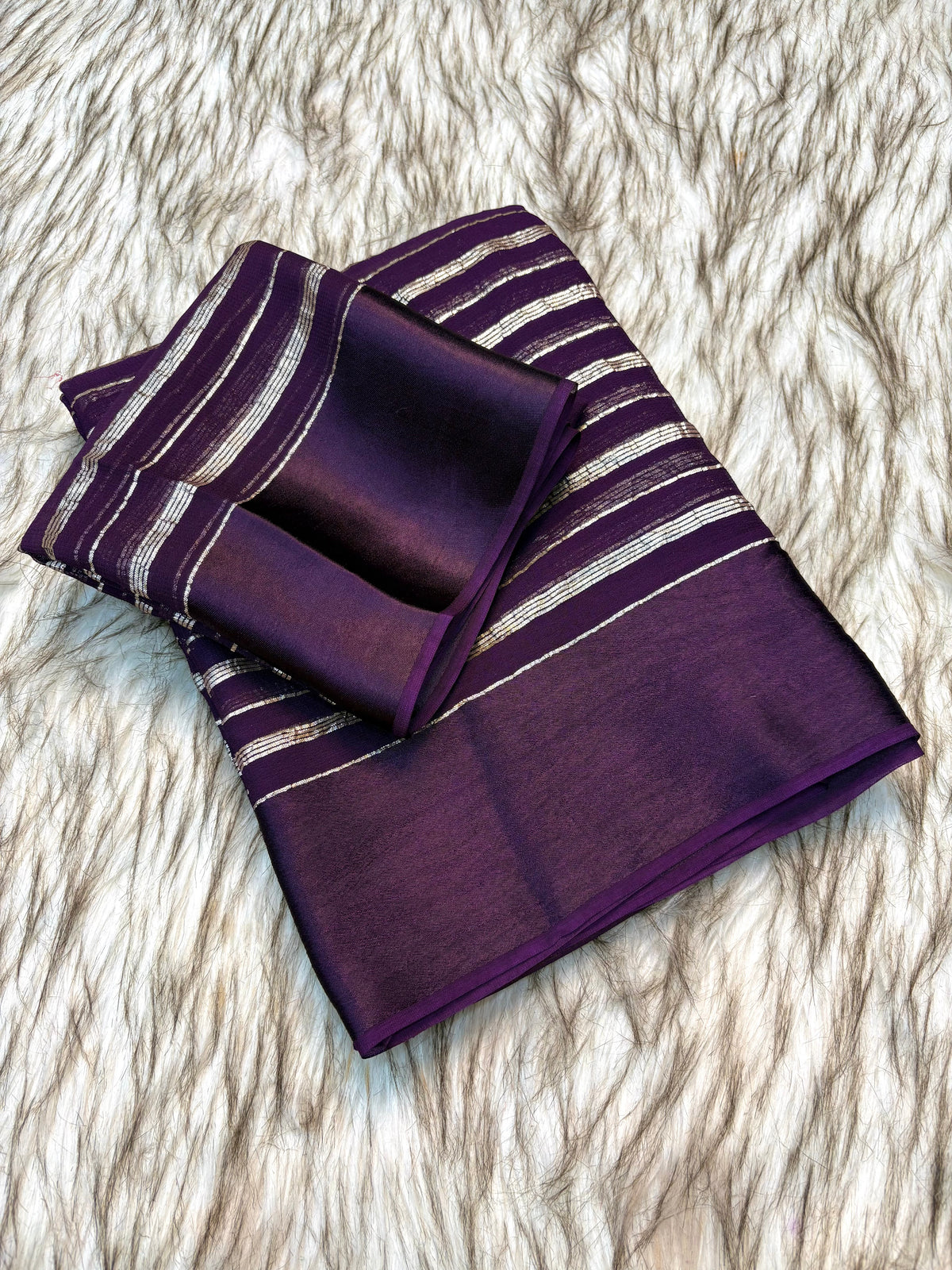 Fantabulous Festive Wear Viscose Silk Satin Border Zari Design Fancy Saree With Blouse Piece
