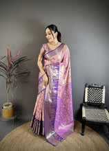 Load image into Gallery viewer, Splendorous Wedding Wear Kanjivaram Silk Rich Pallu With Jacquard Border Designer Sarre For Weeding
