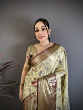 Load image into Gallery viewer, Splendorous Wedding Wear Kanjivaram Silk Rich Pallu With Jacquard Border Designer Sarre For Weeding
