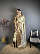 Load image into Gallery viewer, Splendorous Wedding Wear Kanjivaram Silk Rich Pallu With Jacquard Border Designer Sarre For Weeding
