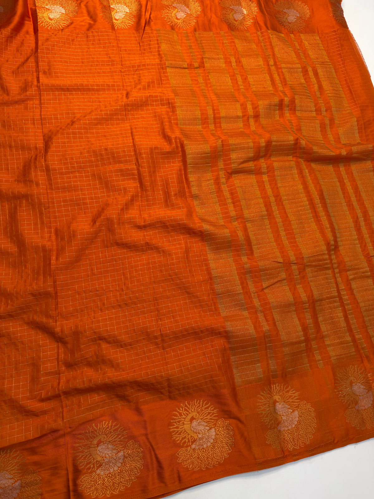 Captivating Party Wear Cotton Jacquard Border Rich Pallu Fancy Saree With Blouse Piece