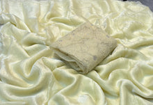 Load image into Gallery viewer, Glossy Party Wear Soft Satin Silk Beads Work Fancy Designer Saree With Elegant Blouse Piece
