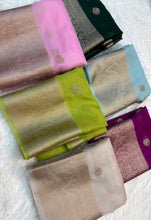 Load image into Gallery viewer, Fantabulous Festive Wear Soft Silk Jacquard Weaving Border Saree With Same Blouse Piece
