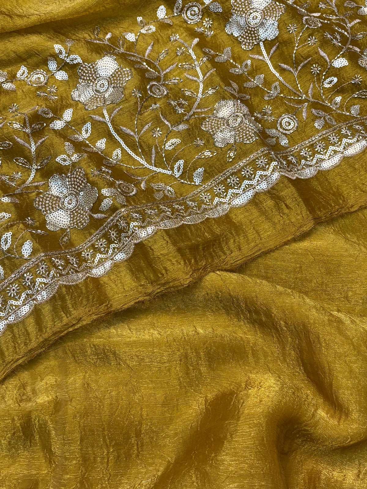 Mellifluous Festival Wear Silk Designer Saree With Heavy Beads Work Blouse Piece