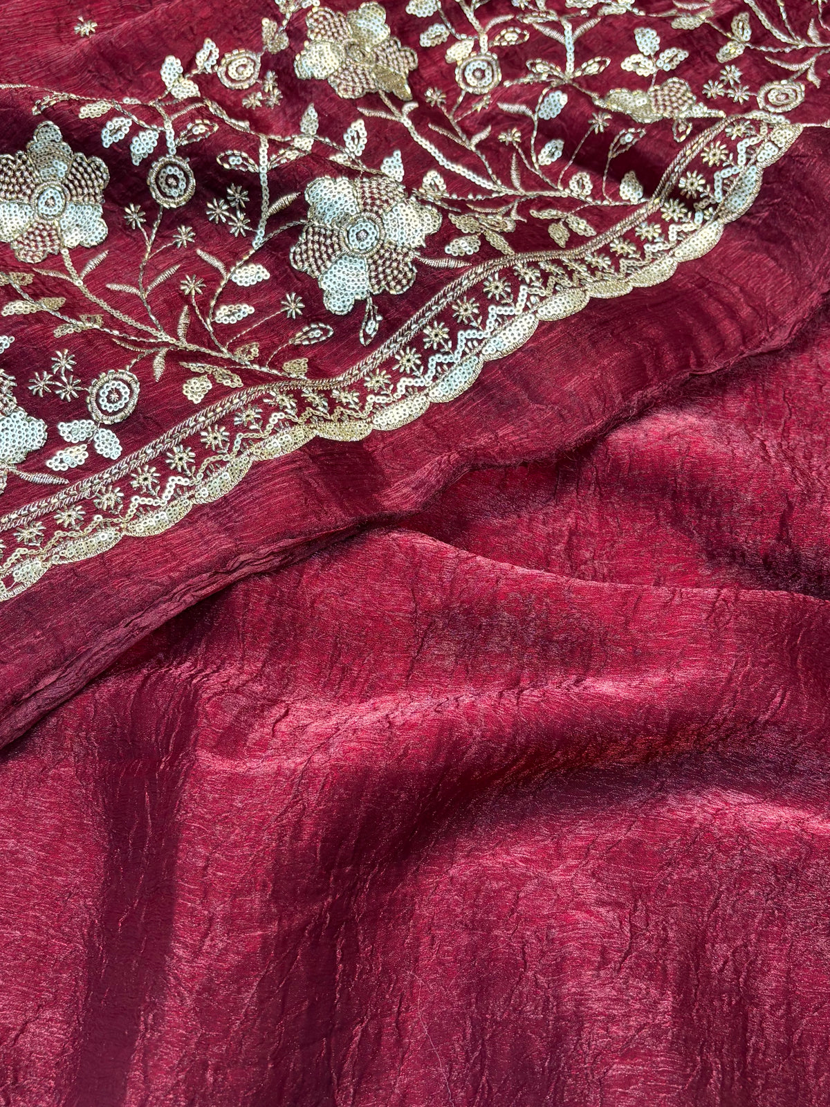 Mellifluous Festival Wear Silk Designer Saree With Heavy Beads Work Blouse Piece