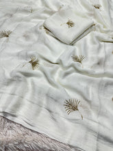 Load image into Gallery viewer, Redolent Party Wear Silk Beads Work Fancy Designer Saree With Matching Blouse Piece
