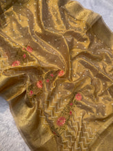 Load image into Gallery viewer, Redolent Wedding Wear Banarasi Tissue Silk Jacquarad Weaving Work Fancy Designer Saree
