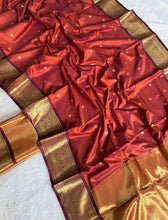 Load image into Gallery viewer, Fantabulous Function Wear Banarasi Silk Jacquard Zari Weaving Work Rich Pallu Fancy Saree With Blouse Piece
