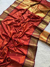 Load image into Gallery viewer, Fantabulous Function Wear Banarasi Silk Jacquard Zari Weaving Work Rich Pallu Fancy Saree With Blouse Piece
