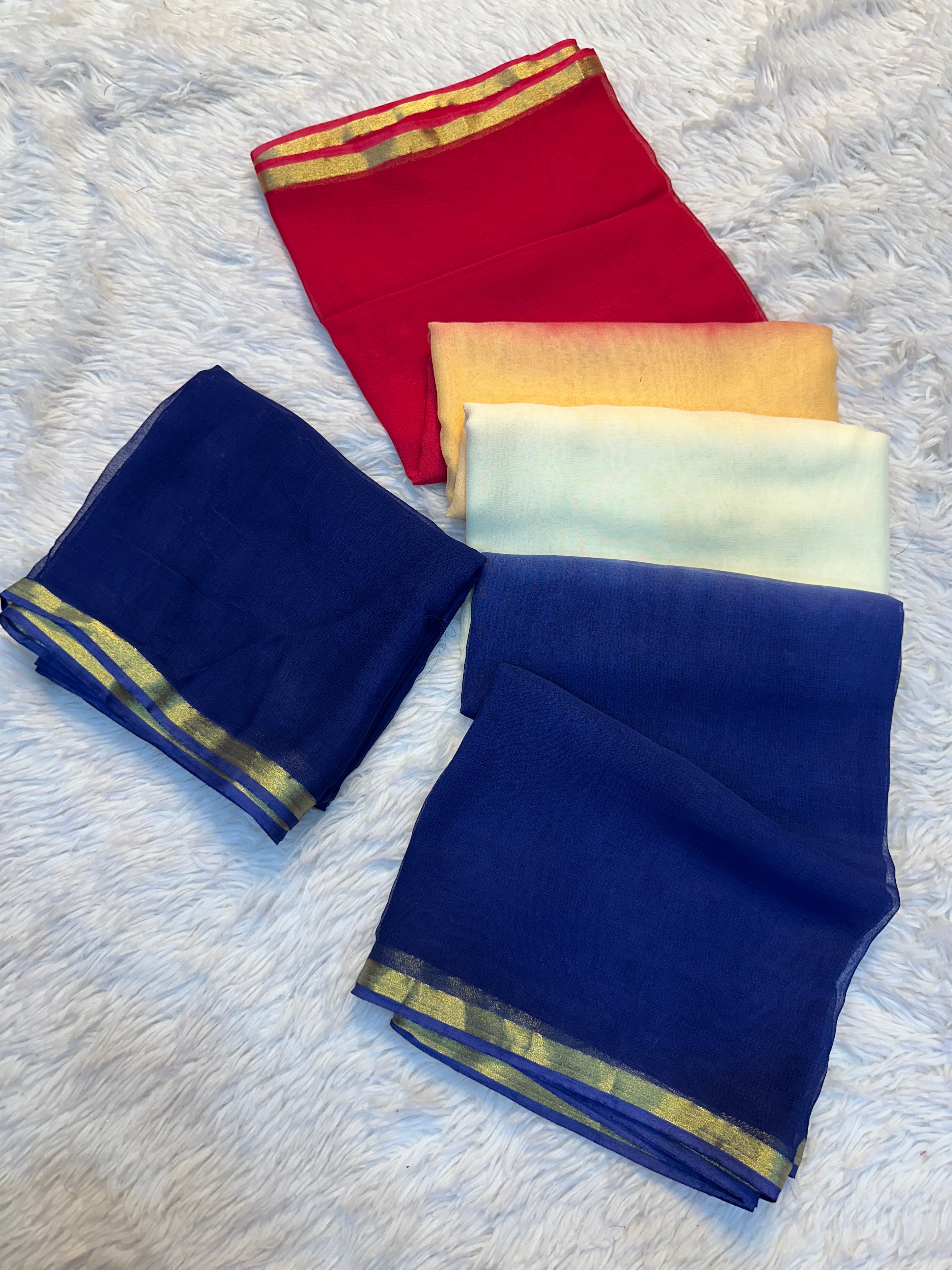 Admirable Festive Wear Viscose Georgette Zari Border Work Fancy Saree For Women
