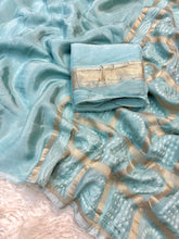Load image into Gallery viewer, Adorning Function Wear Pure Viscose Silk Rich Pallu Fancy Saree With Blouse Piece
