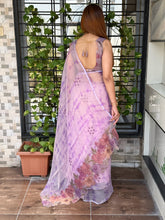 Load image into Gallery viewer, Charming Party Wear Pure Soft Tissue Silk Print Designer Saree With Elegant Blouse Piece
