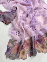 Load image into Gallery viewer, Charming Party Wear Pure Soft Tissue Silk Print Designer Saree With Elegant Blouse Piece
