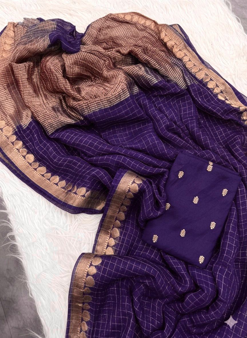Splendorous Function Wear Pure Viscose Georgette Jacquard Border n Rich Pallu Fancy Designer Saree With Elegant Blouse Piece