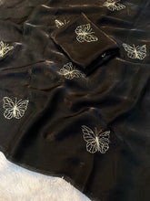 Load image into Gallery viewer, Marvellous Party Wear Silk Beads Work Fancy Designer Saree With Blissful Blouse Piece
