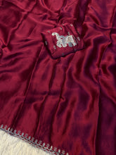 Load image into Gallery viewer, Delightful Festive Wear Soft Rangoli Silk Embroidery Work Fancy Saree With Blouse Piece
