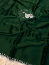 Load image into Gallery viewer, Delightful Festive Wear Soft Rangoli Silk Embroidery Work Fancy Saree With Blouse Piece
