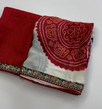 Load image into Gallery viewer, Splendorous Party Wear Georgette Embroidery Lace Work Fancy Designer Saree With Blouse Piece
