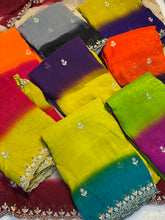 Load image into Gallery viewer, Charming Party Wear Crush Silk Sequence n Beads Work Fancy Saree With Blissful Blouse Piece
