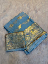 Load image into Gallery viewer, Traditional Function Wear Pure Viscose Georgette Jacquard Weaving Work Fancy Saree With Blouse Piece
