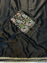 Load image into Gallery viewer, Opulent Festive Wear Silk Embroidery n Bids Work Fancy Designer Saree With Blouse Piece
