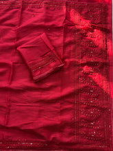 Load image into Gallery viewer, Incredible Partywear Soft Kota Doriya Embrodiered Thread n Sequence Work Designer Saree With Matching Blouse Piece
