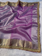 Load image into Gallery viewer, Heritage Festival Wear Banarasi Tissue Silk Jacquard n Heavy Lace Work Fancy Designer Saree
