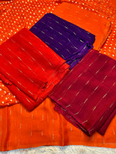 Load image into Gallery viewer, Elegant Function Wear Viscose Silk Georgette Jacquard Zari Weaving Work Fancy Designer Saree For Wedding
