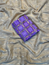 Load image into Gallery viewer, Gorgeous Party Wear Viscose Silk Zari Work Fancy Designer Saree With Contrast Blouse Piece
