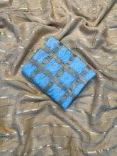 Load image into Gallery viewer, Gorgeous Party Wear Viscose Silk Zari Work Fancy Designer Saree With Contrast Blouse Piece
