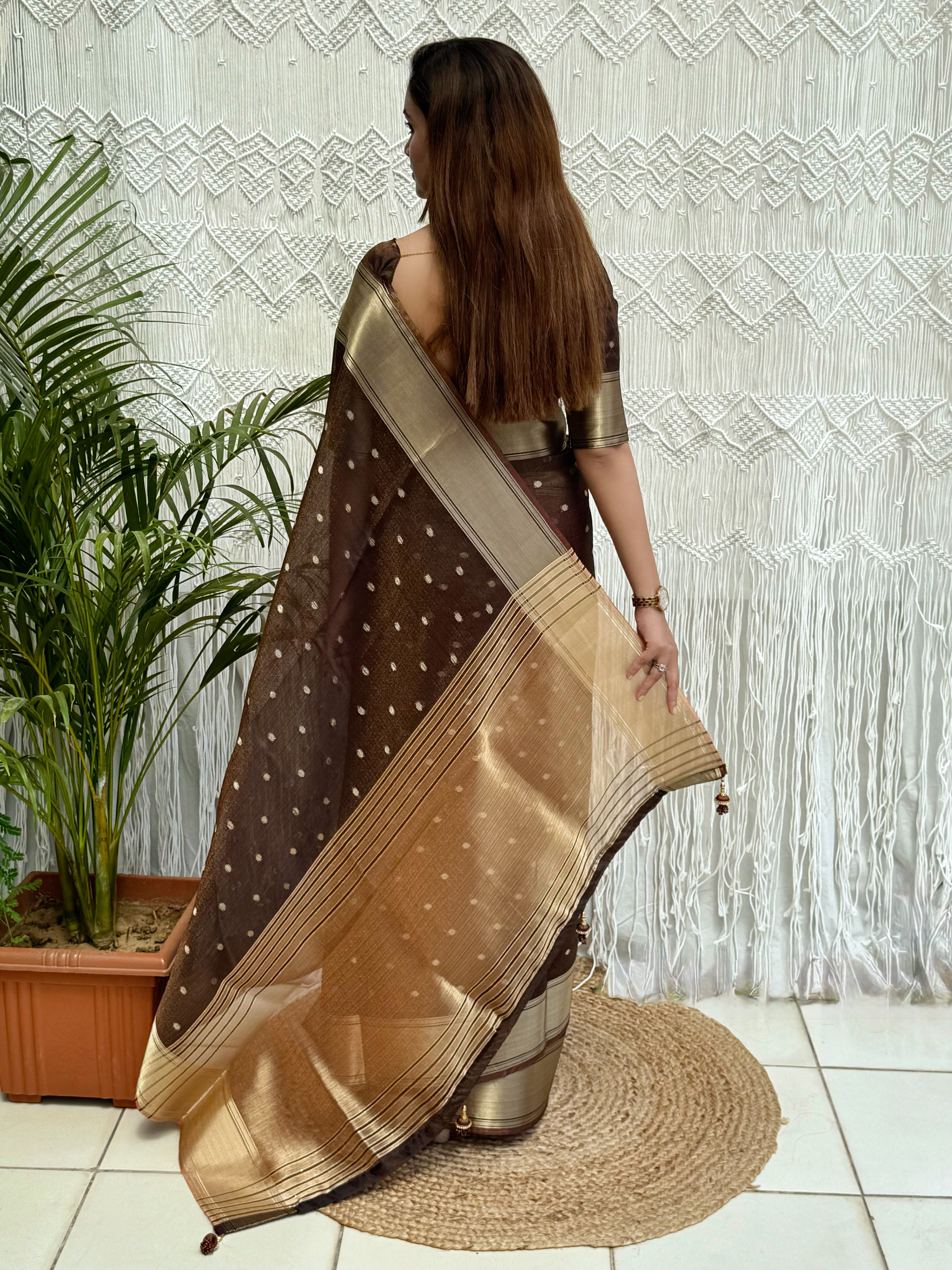 Charismatic Function Wear Banarasi Organza Silk Zari Weaving Rich Pallu Fancy Designer Saree With Blouse Piece
