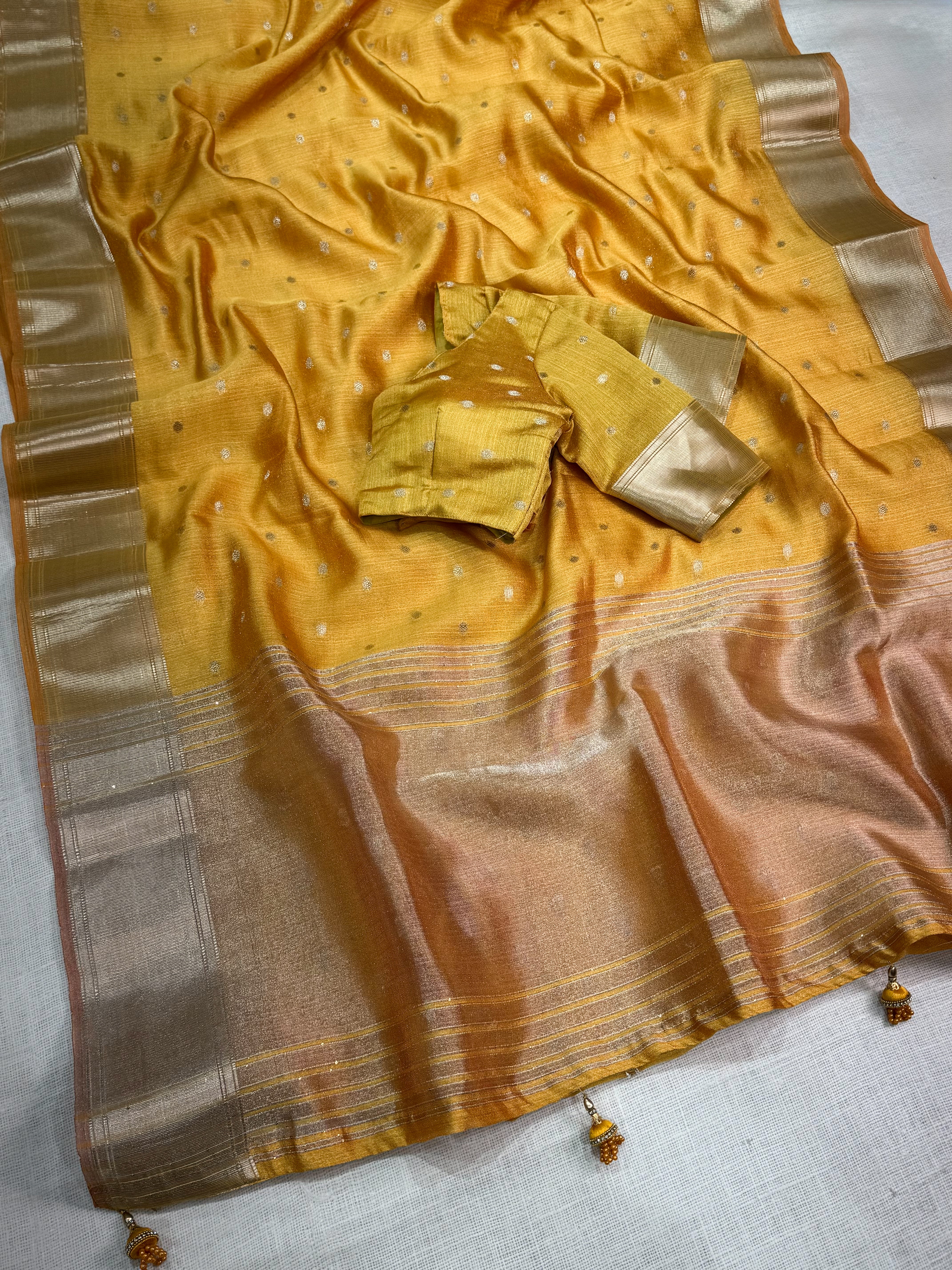 Charismatic Function Wear Banarasi Organza Silk Zari Weaving Rich Pallu Fancy Designer Saree With Blouse Piece