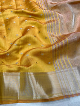 Load image into Gallery viewer, Charismatic Function Wear Banarasi Organza Silk Zari Weaving Rich Pallu Fancy Designer Saree With Blouse Piece
