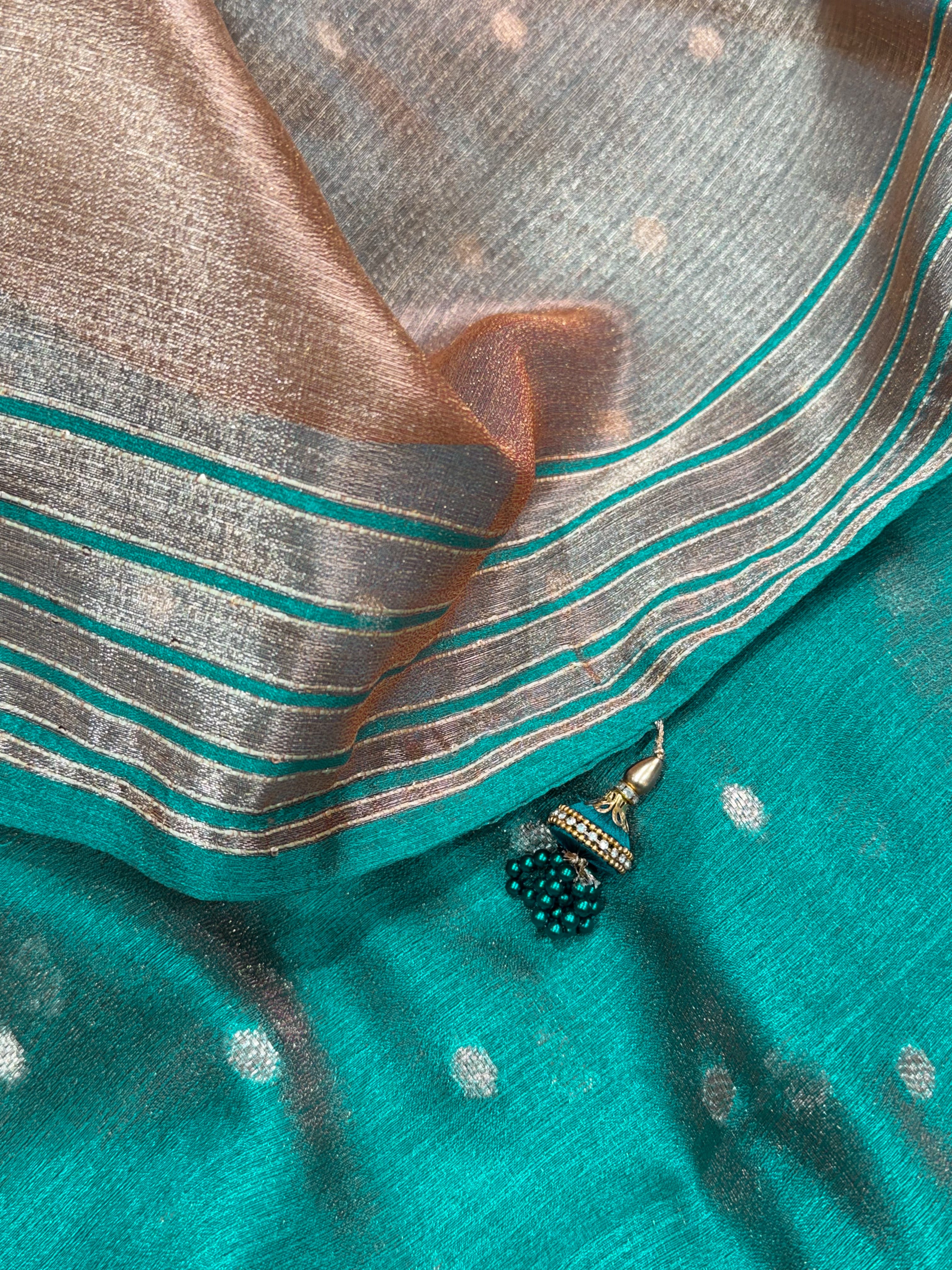 Charismatic Function Wear Banarasi Organza Silk Zari Weaving Rich Pallu Fancy Designer Saree With Blouse Piece
