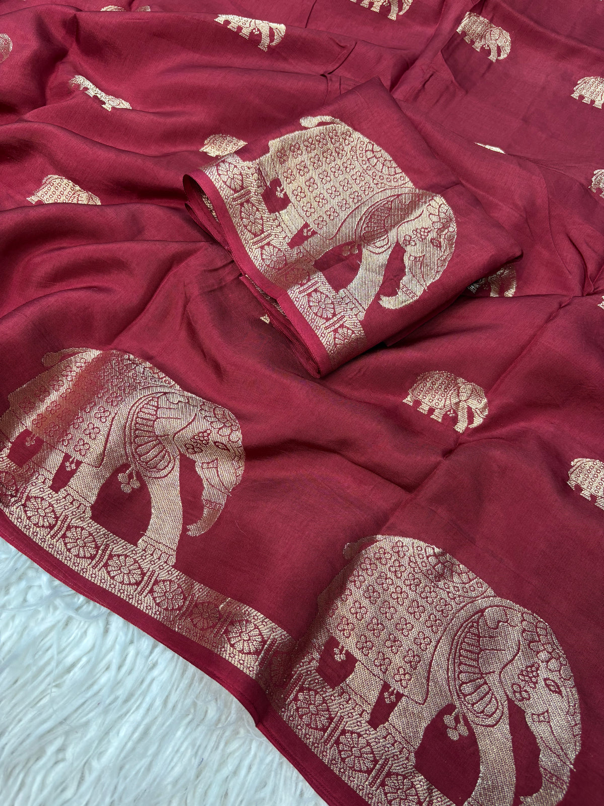 New Wedding Wear Pure Soft Viscose Silk Zari Work Fancy Designer Saree With Blouse