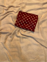 Load image into Gallery viewer, Dazzling Party Wear Viscose Georgette Jacquard Zari Weaving Work Fancy Designer Saree With Blouse
