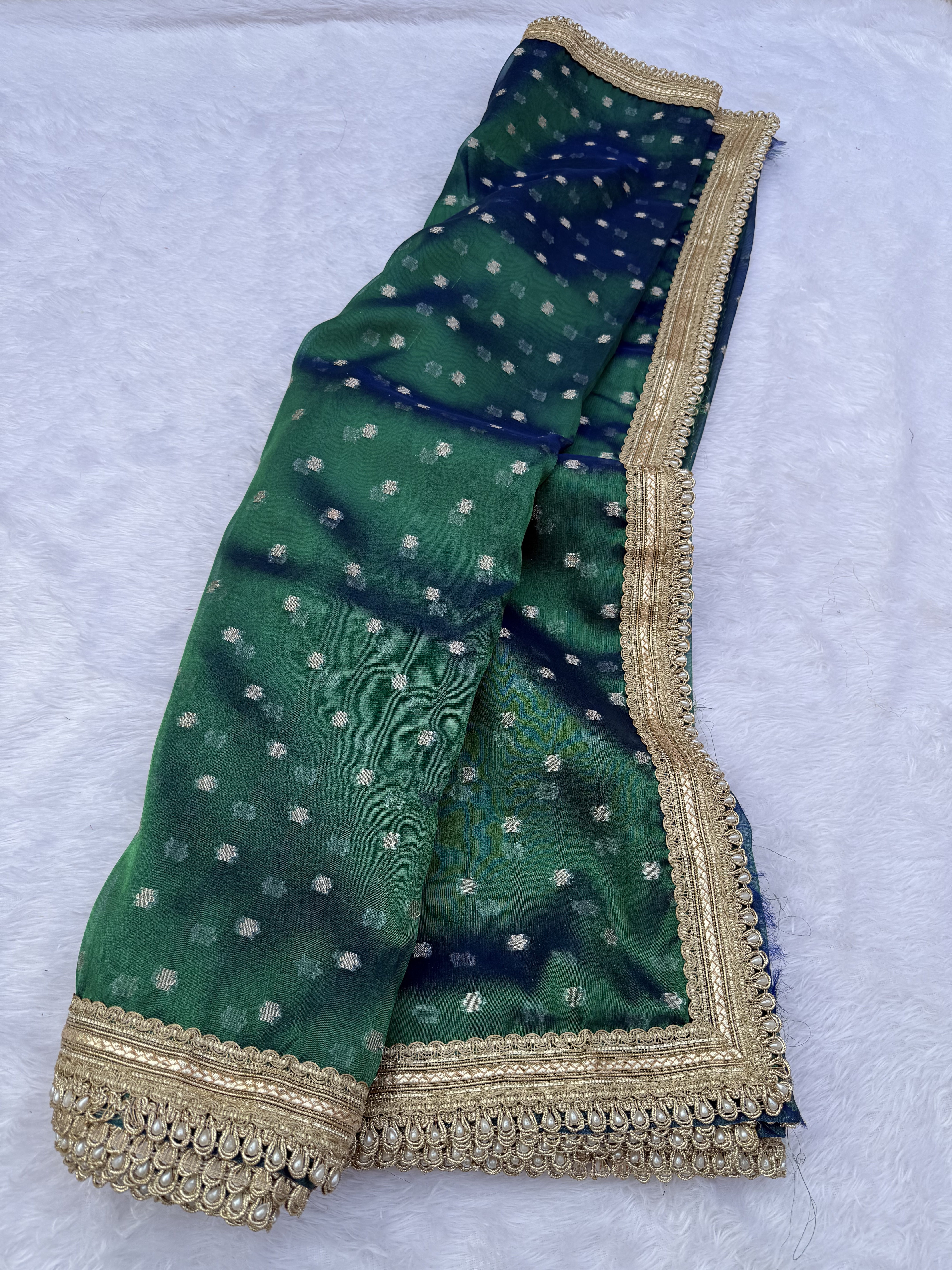 Alverina Function Wear Banarasi Tissue Silk Jaquard Zari Butti n Heavy lace Work Fancy Designer Saree For Women