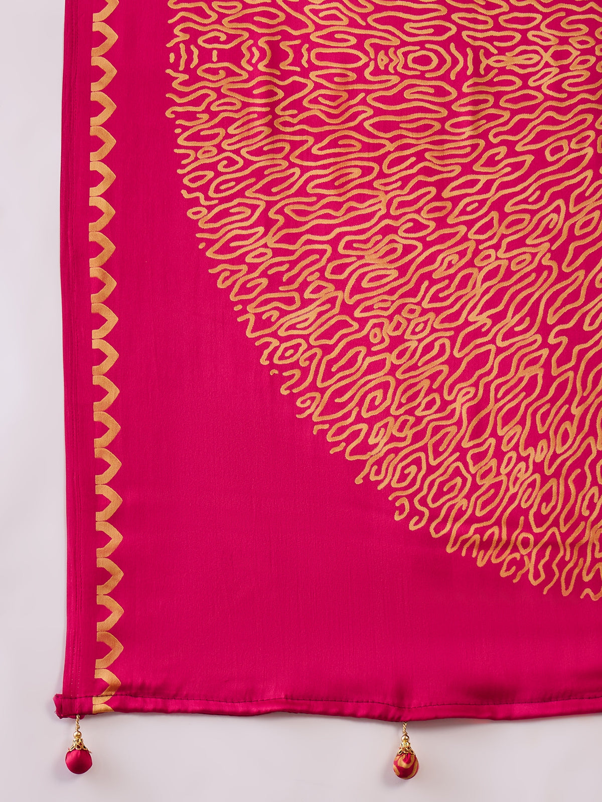 Whimsical Party Wear Silk Print Design Fancy Saree With Unstitched Blouse Piece