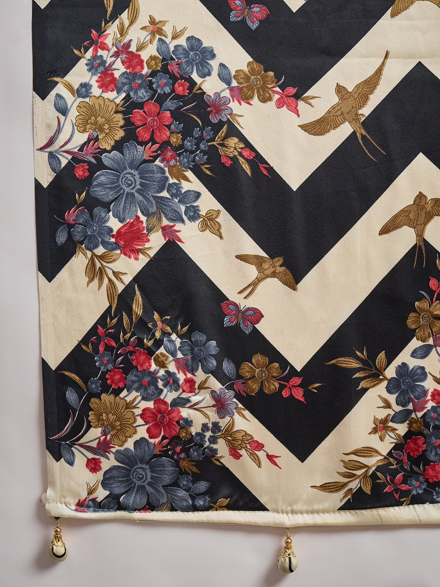 Opulent Wedding Wear Satin Silk Floral Print Designer Saree For Occasion