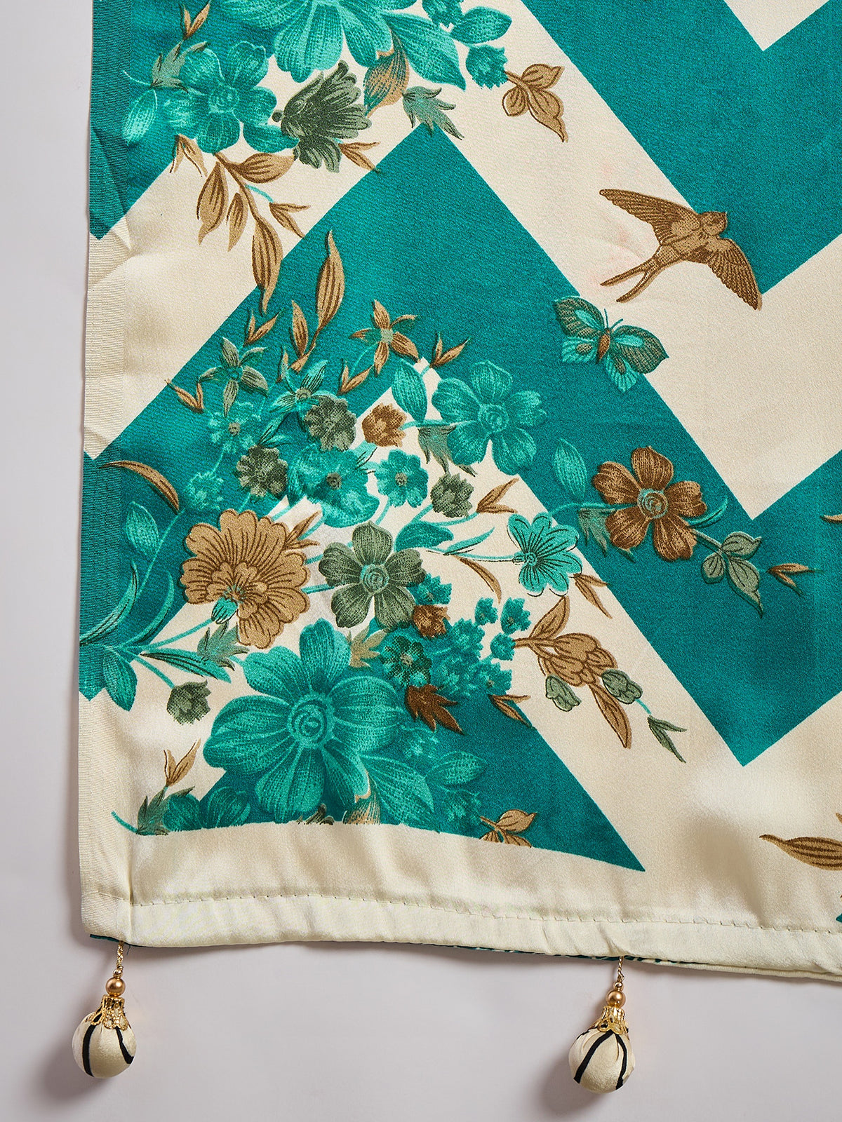 Opulent Wedding Wear Satin Silk Floral Print Designer Saree For Occasion