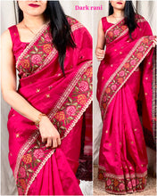 Load image into Gallery viewer, Latest Wedding Wear Ruhani Silk Kashmiri Thread Work Fancy Designer Saree
