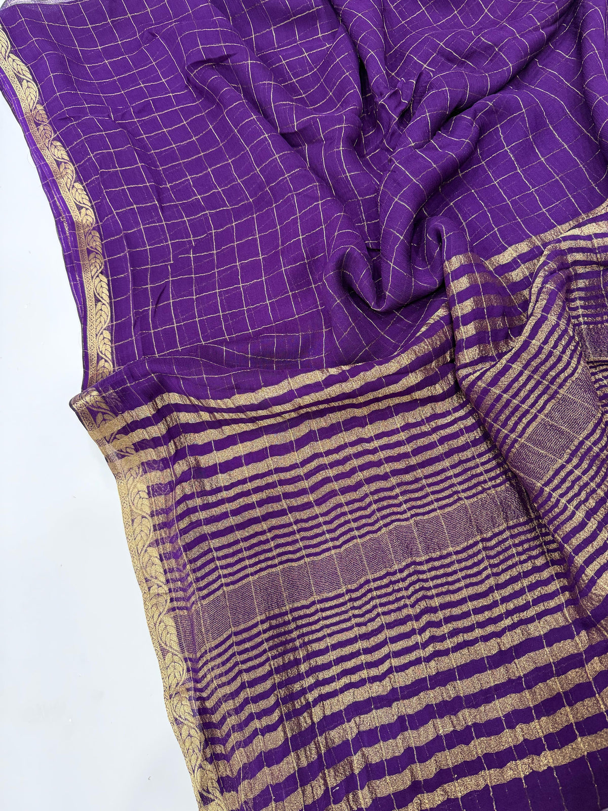 New Wedding Wear Purple Color Jacquard Weaving Work Rich Pallu Fancy Designer Saree With Blouse