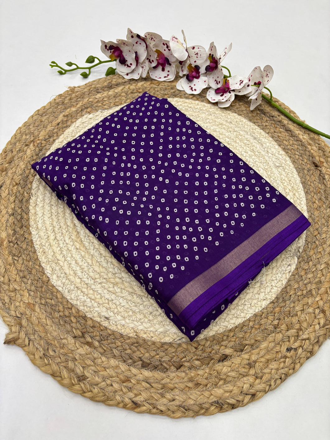 New Wedding Wear Purple Color Heavy Viscose Georgette Fancy Designer Printed Weaving Zari Border Work Saree