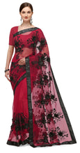 Load image into Gallery viewer, New Partywear Red Color Soft Net Sequence Work Fancy Designer Saree With Embroidered Blouse
