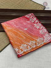Load image into Gallery viewer, New Multicolor Chinnon Silk Print n Gotta Patti Work Leheriya Print Fancy Designer Wedding Wear Saree With Blouse
